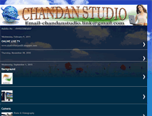 Tablet Screenshot of chandanstudio.blogspot.com