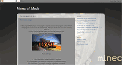 Desktop Screenshot of modsminecraftmods.blogspot.com
