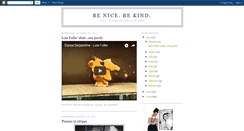 Desktop Screenshot of benicebekind.blogspot.com