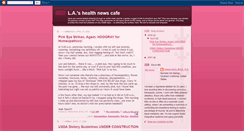 Desktop Screenshot of lahealthnewscafe.blogspot.com