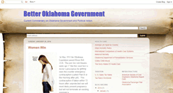 Desktop Screenshot of betteroklahomagovernment.blogspot.com