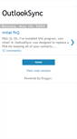 Mobile Screenshot of outlooksync.blogspot.com
