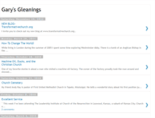 Tablet Screenshot of garysgleanings.blogspot.com