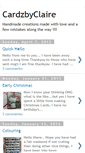 Mobile Screenshot of cardzbyclaire.blogspot.com
