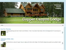 Tablet Screenshot of coppercanyonlodge.blogspot.com