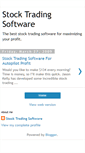 Mobile Screenshot of buystocktradingsoftware.blogspot.com