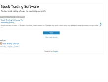 Tablet Screenshot of buystocktradingsoftware.blogspot.com