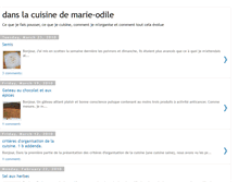 Tablet Screenshot of danslacuisinedemarie-odile.blogspot.com