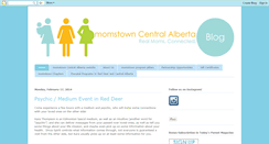 Desktop Screenshot of momstown-centralalberta.blogspot.com