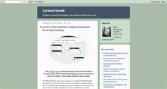 Desktop Screenshot of carboncloud.blogspot.com