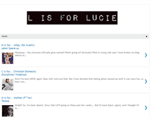 Tablet Screenshot of lisforlucie.blogspot.com