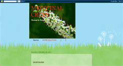 Desktop Screenshot of medicinalplantsinfo.blogspot.com