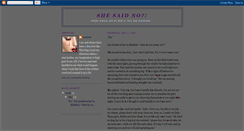 Desktop Screenshot of jbjshesaidno.blogspot.com