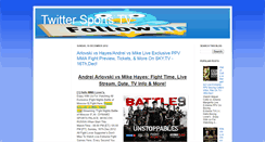 Desktop Screenshot of blog-twitter-tv.blogspot.com