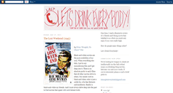 Desktop Screenshot of letsdrinkeverybody.blogspot.com