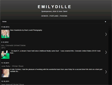 Tablet Screenshot of emilydille.blogspot.com