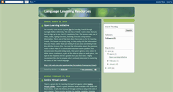 Desktop Screenshot of languagelearningresource.blogspot.com