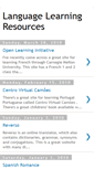 Mobile Screenshot of languagelearningresource.blogspot.com