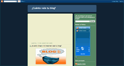 Desktop Screenshot of cuantovaletublog.blogspot.com