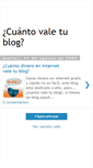 Mobile Screenshot of cuantovaletublog.blogspot.com