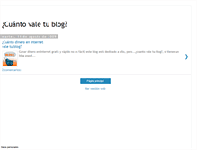 Tablet Screenshot of cuantovaletublog.blogspot.com