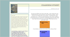 Desktop Screenshot of chambersstreet.blogspot.com