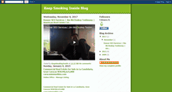 Desktop Screenshot of keepsmokinginside.blogspot.com