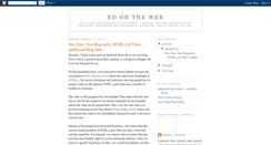 Desktop Screenshot of edontheweb.blogspot.com