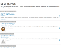 Tablet Screenshot of edontheweb.blogspot.com