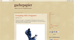 Desktop Screenshot of gachepapier.blogspot.com