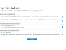 Tablet Screenshot of freecallsandsmss.blogspot.com