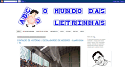 Desktop Screenshot of mundodasletrinhas.blogspot.com