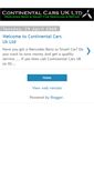 Mobile Screenshot of continentalcarsuk.blogspot.com