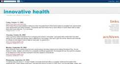 Desktop Screenshot of innovative-health.blogspot.com