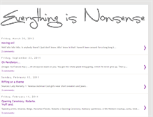 Tablet Screenshot of everything-is-nonsense.blogspot.com