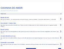 Tablet Screenshot of caixinhadoamor.blogspot.com