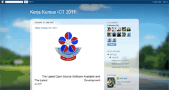 Desktop Screenshot of kerjakursusict2011.blogspot.com