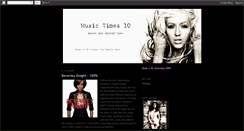 Desktop Screenshot of musictimes10.blogspot.com