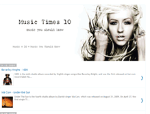 Tablet Screenshot of musictimes10.blogspot.com