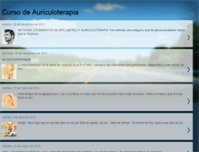 Tablet Screenshot of cursoauriculoterapia.blogspot.com