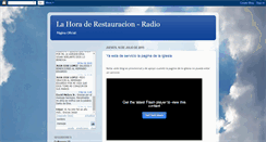 Desktop Screenshot of lahoraderestauracion-radio.blogspot.com