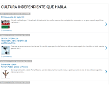 Tablet Screenshot of culturaindependientequehabla.blogspot.com