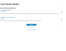Tablet Screenshot of line-noise.blogspot.com