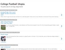 Tablet Screenshot of collegefootballutopia.blogspot.com