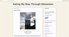 Desktop Screenshot of eatingmywaythroughedmonton.blogspot.com