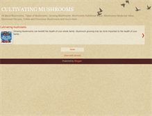 Tablet Screenshot of cultivating-mushrooms.blogspot.com