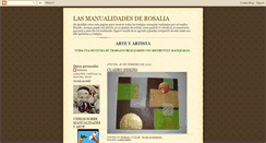 Desktop Screenshot of lasmanualidadesderosalia.blogspot.com