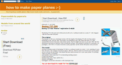 Desktop Screenshot of 3d-paper-models.blogspot.com