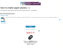 Tablet Screenshot of 3d-paper-models.blogspot.com