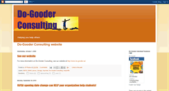 Desktop Screenshot of do-gooder-consulting.blogspot.com